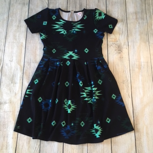 LuLaRoe Dresses & Skirts - Lularoe Amelia Dress - Aztec Print